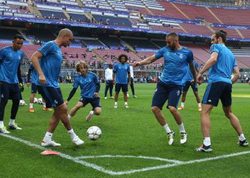 Entrenamiento del Real Madrid