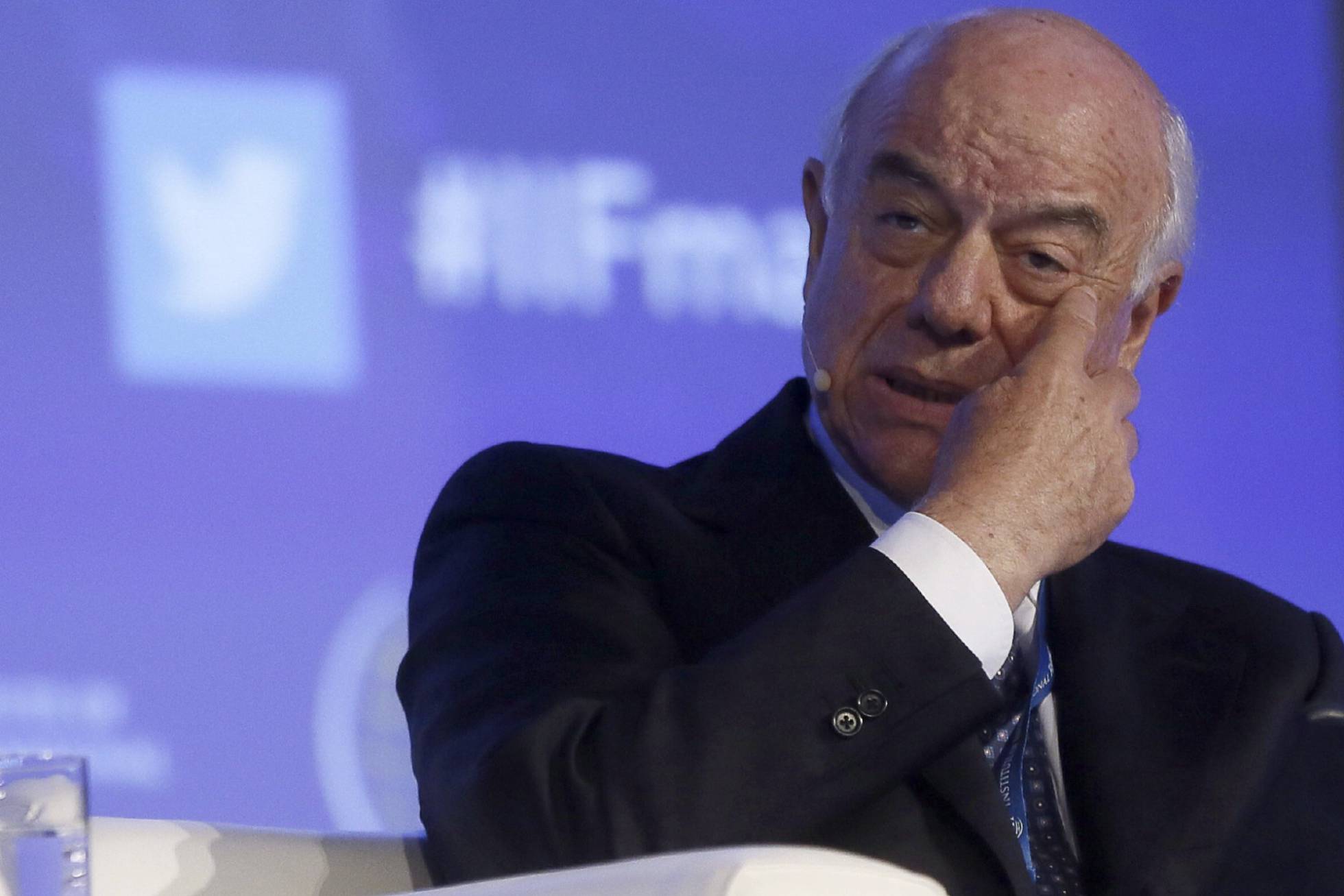 El presidente del BBVA, Francisco González, durante la reunión de primavera del Institute of International Finance (IIF). El presidente del BBVA, Francisco González, durante la reunión de primavera del Institute of International Finance (IIF).