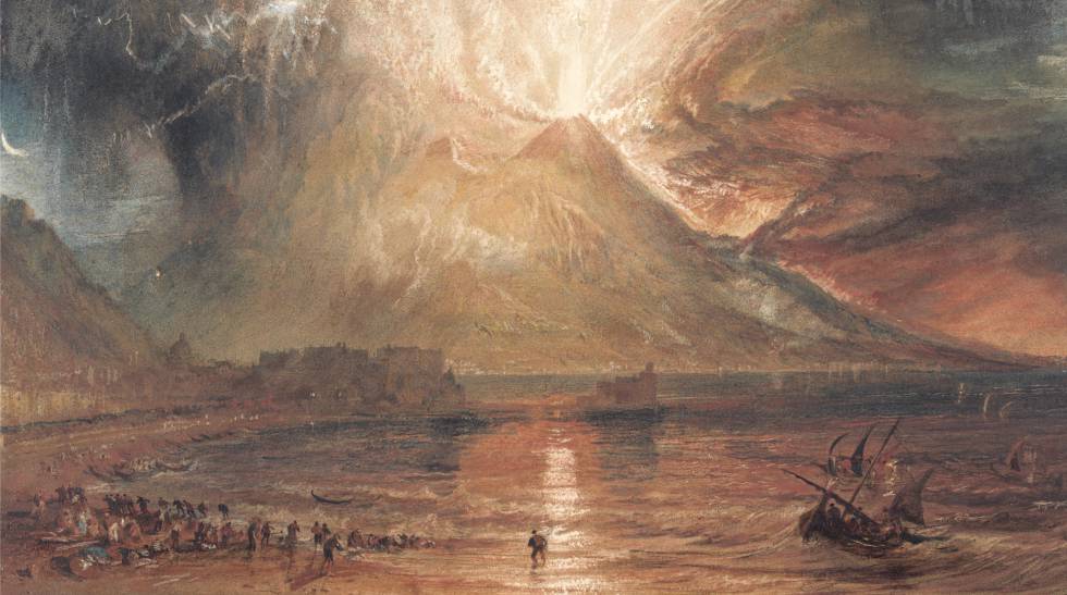 Erupción del Vesubio, de Turner (1817-1820)