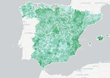 El declive del bipartidismo, por municipios El declive del bipartidismo, por municipios