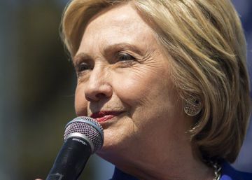 La candidata demócrata Hillary Clinton en Los Ángeles, California. La candidata demócrata Hillary Clinton en Los Ángeles, California.