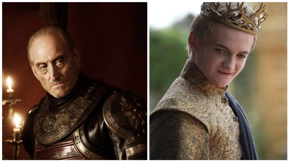Tywin Lannister y Joffrey Baratheon.