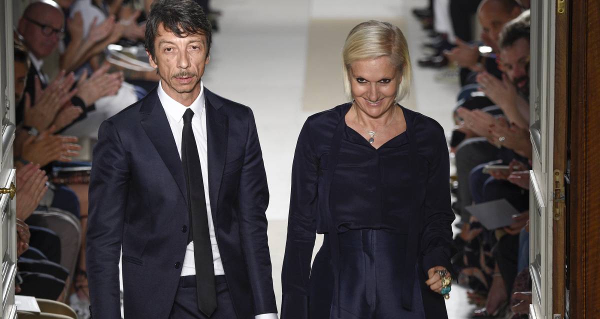 Pier Paolo Piccioli y Maria Grazia Chiuri. Pier Paolo Piccioli y Maria Grazia Chiuri.