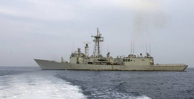 La fragata 'Victoria'; de la Armada española. La fragata 'Victoria'; de la Armada española.