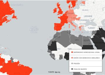 El mapa de la homofobia en el mundo El mapa de la homofobia en el mundo