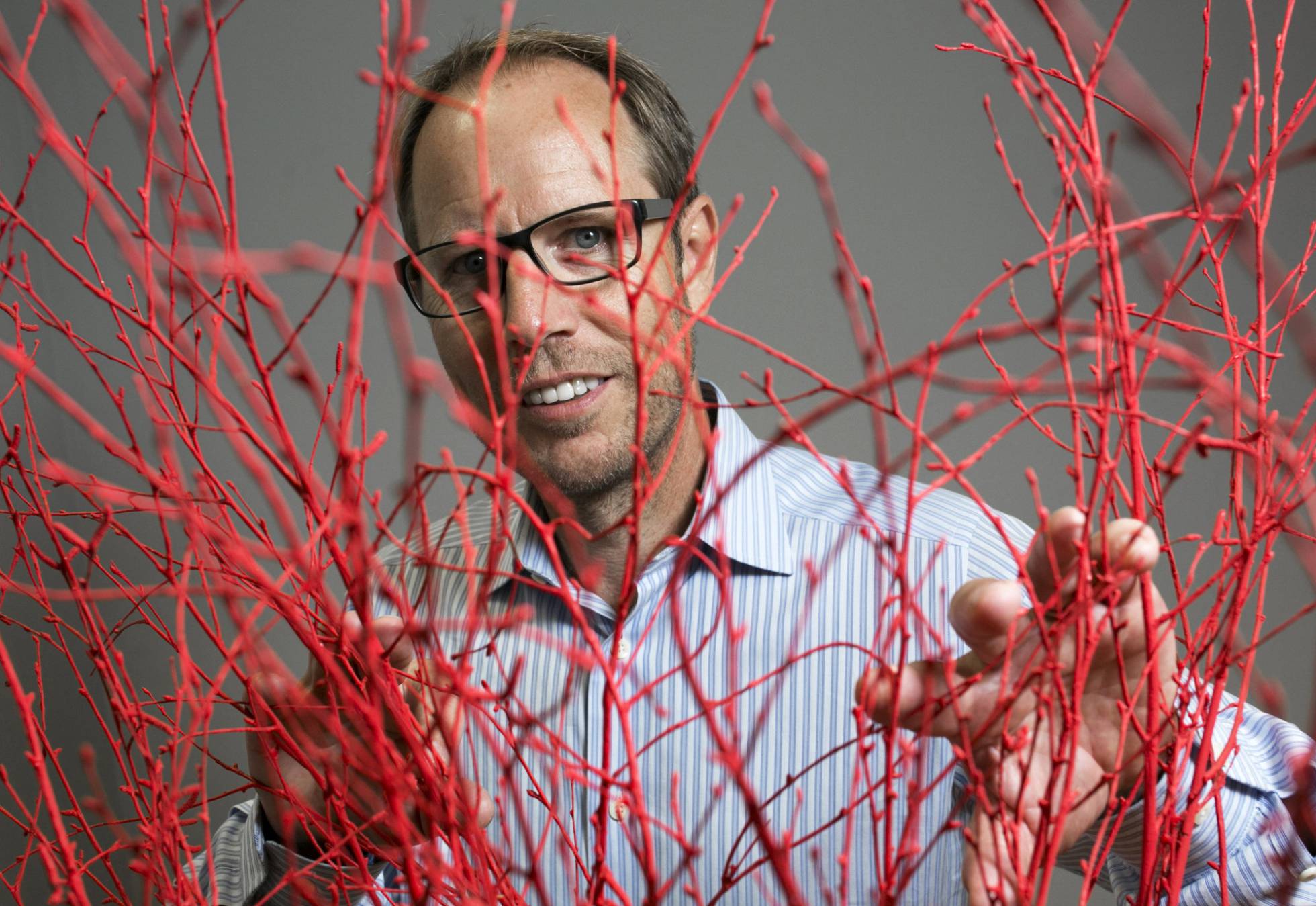 El neurólogo Tony Wyss-Coray, después de la entrevista El neurólogo Tony Wyss-Coray, después de la entrevista