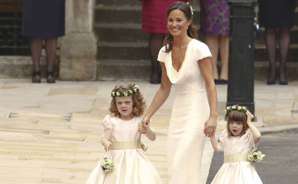 Pippa Middleton, el día de la boda de su hermana Kate.