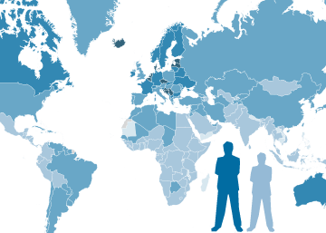 Altura media por países Altura media por países