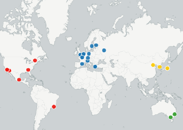 Las sedes de los Juegos Olímpicos Las sedes de los Juegos Olímpicos