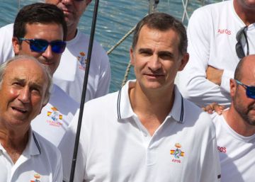 El Rey visita el Club Naútico de Palma