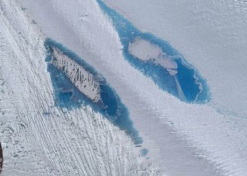 Formação de lagos azuis na Antártida preocupa cientistas