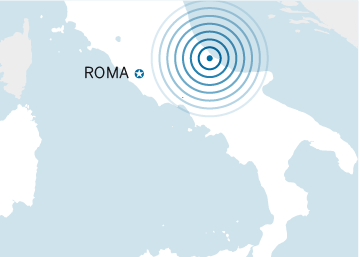 Terremoto en el centro de Italia Terremoto en el centro de Italia
