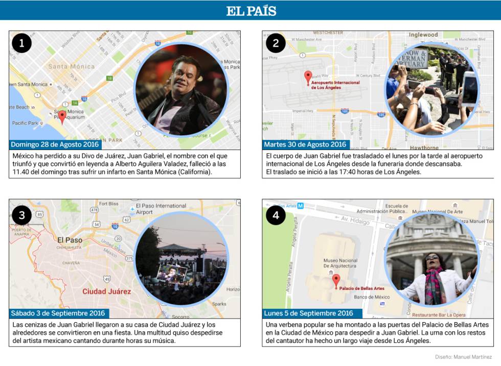 México no descansa para despedir a Juan Gabriel