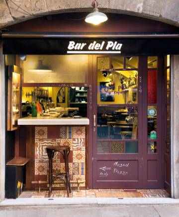 Bar del Pla, en Barcelona. Bar del Pla, en Barcelona.