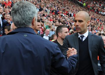 Las imágenes del derbi de Manchester Las imágenes del derbi de Manchester