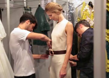 En el ‘backstage’ de Jorge Vázquez