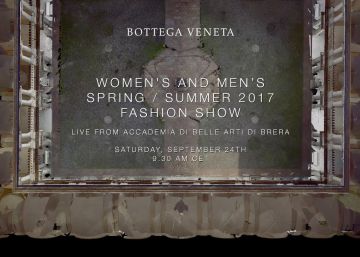 Bottega Veneta, en primera fila Bottega Veneta, en primera fila