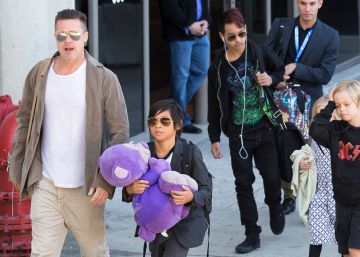 La relación de Brad Pitt con sus hijos, en cuestión La relación de Brad Pitt con sus hijos, en cuestión