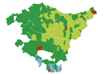 Resultados electorales en País Vasco Resultados electorales en País Vasco