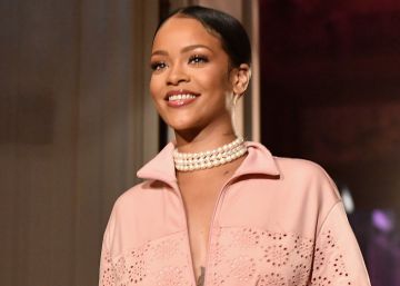Rihanna, en el desfile de su segunda colección para Puma. Rihanna, en el desfile de su segunda colección para Puma.