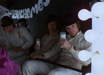 Stanley Kubrick's A Clockwork Orange, one of the movies with the most “bad milk” in film history.