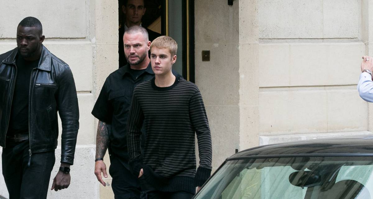 El cantante Justin Bieber, en París. El cantante Justin Bieber, en París.