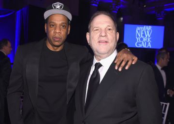 Jay Z y Harvey Weinstein, en la gala amfAR en Nueva York. Jay Z y Harvey Weinstein, en la gala amfAR en Nueva York.