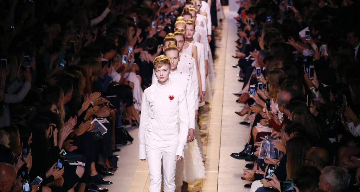Desfile de Christian Dior en París, el 30 de septiembre. Desfile de Christian Dior en París, el 30 de septiembre.
