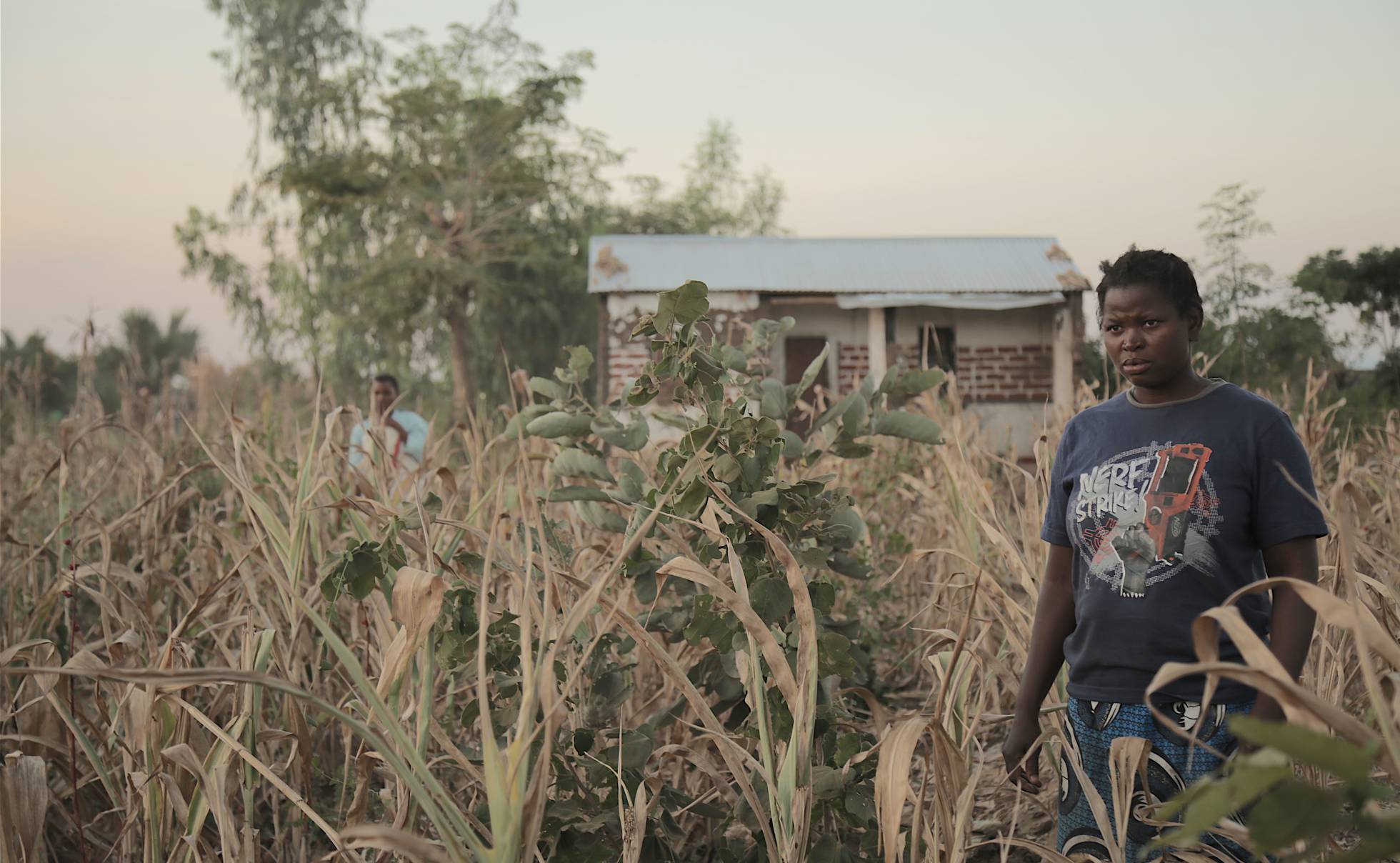 Alex Raxton posa en el campo que trabaja ante su casa. Alex Raxton posa en el campo que trabaja ante su casa.