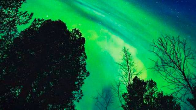 Aurora boreal en Islandia.