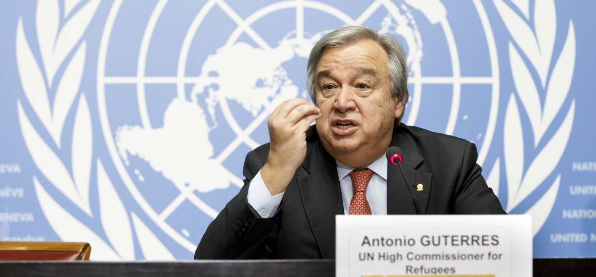 Guterres en la ONU en diciembre pasado, cuando era jefe de ACNUR.
