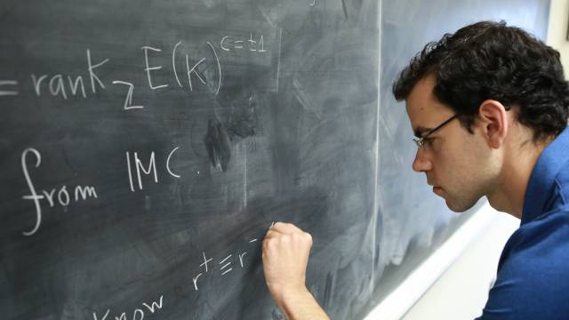 El matemático Francesc Castellà. El matemático Francesc Castellà.