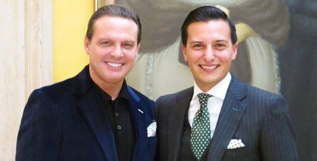 Luis Miguel junto a Nicolas Bijan, dueño de la marca que lleva su apellido. Luis Miguel junto a Nicolas Bijan, dueño de la marca que lleva su apellido.