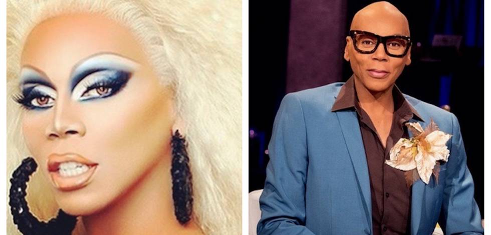 Dos de las imágenes del Instagram de RuPaul. Dos de las imágenes del Instagram de RuPaul.