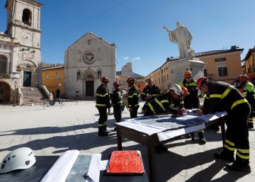 El seísmo que ha sacudido el centro de Italia, en imágenes