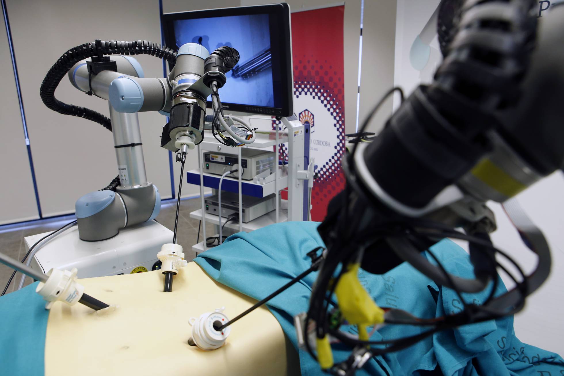 Imagen del prototipo del robot español Broca. Imagen del prototipo del robot español Broca.