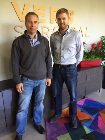 Pablo E. García y David Herrmann, vicepresidentes de Verb.
