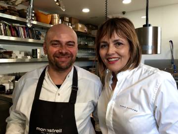 MARIA JOSÉ Y SU JEFE DE COCINA FEDERICO PIAN CAPEL