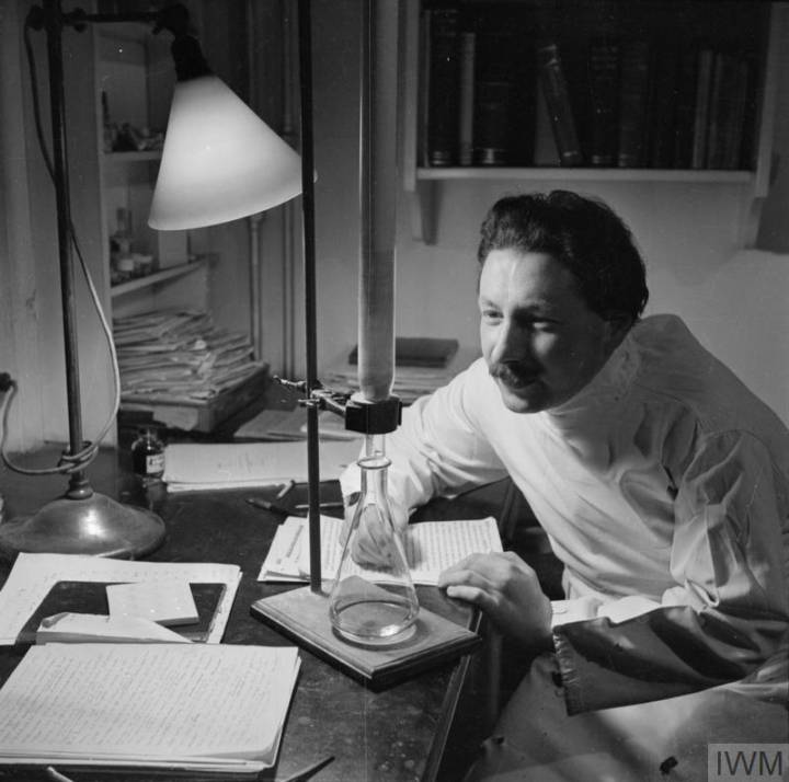 El químico alemán Ernst Chain fue clave en la purificación de la penicilina. El químico alemán Ernst Chain fue clave en la purificación de la penicilina.