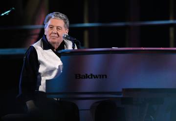 Jerry Lee Lewis durante una actuación en el Madison Square Garden en 2009. El músico tiene actualmente Jerry Lee Lewis durante una actuación en el Madison Square Garden en 2009. El músico tiene actualmente