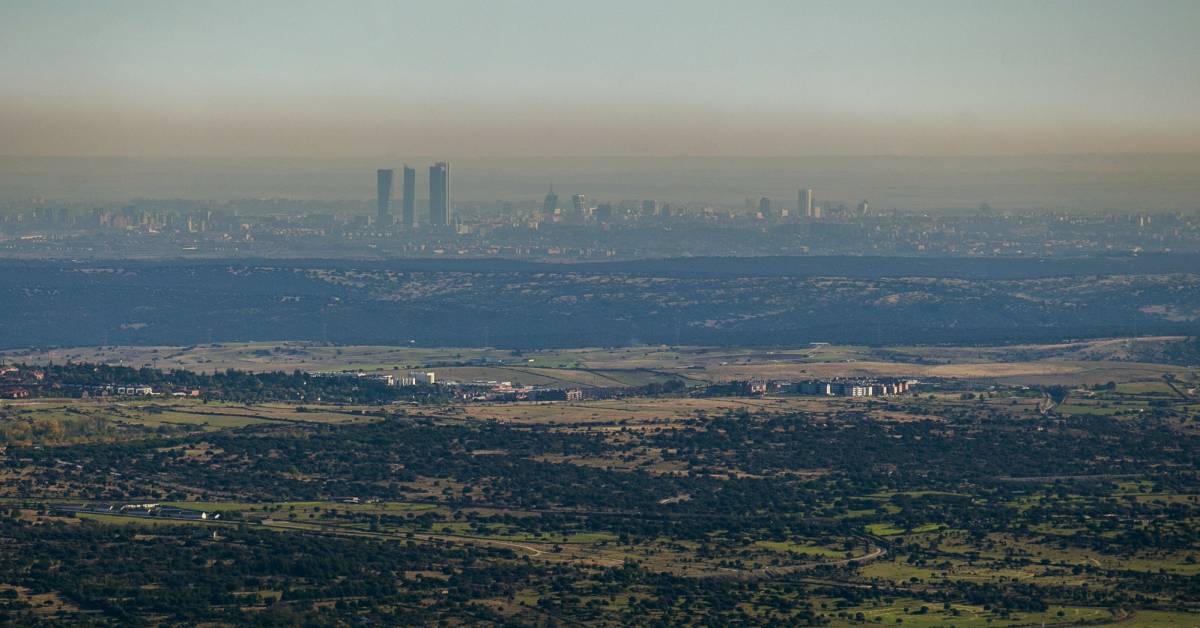 Contaminación de Madrid, durante el brote de polución los primeros días de noviembre.