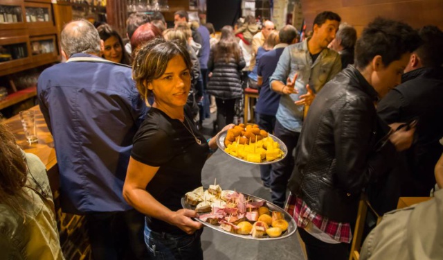 The 101 Vinos tavern, en Lugo.