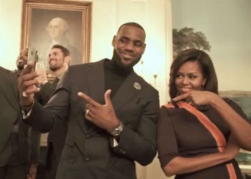Los Cavaliers se quedan congelados con Michelle Obama