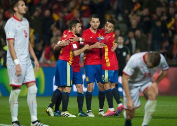 España 4 - Macedonia 0