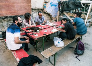 En el interior de Basmane