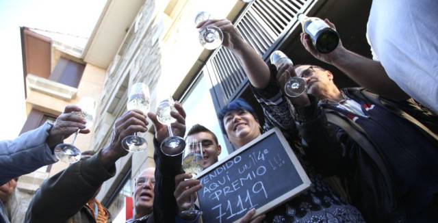 Casa lotérica em Becerril de la Sierra em 2015.