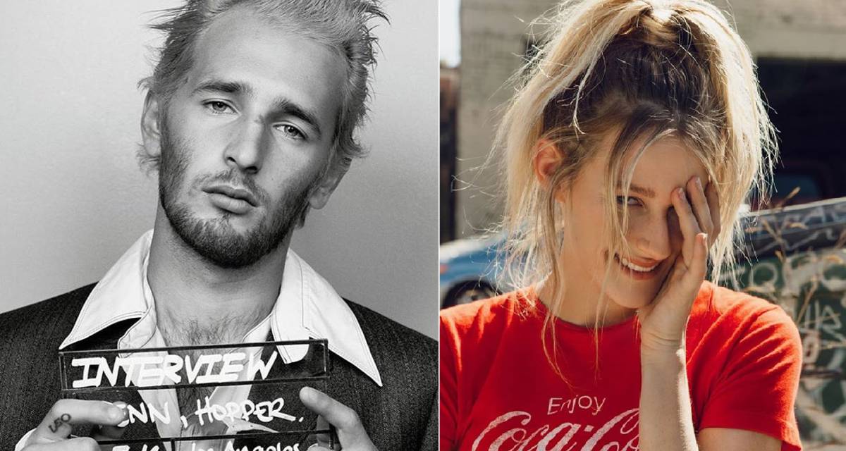 Hooper Penn y, a la derecha, Destry Allyn Spielberg.