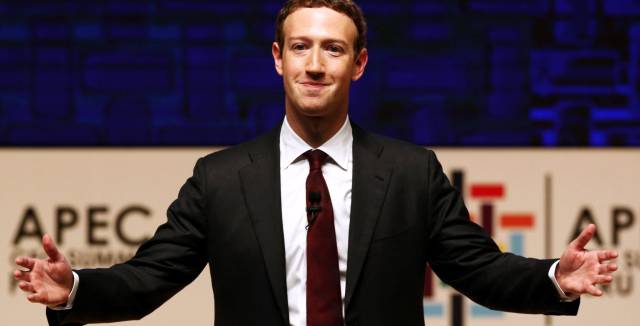 Mark Zuckerberg, durante su visita a Lima.