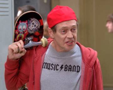 Steve Buscemi haciendose el enrollado. Steve Buscemi haciendose el enrollado.
