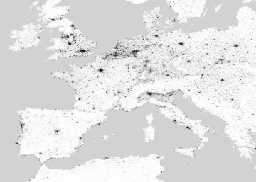 Un mapa muestra la huella humana en la Tierra Un mapa muestra la huella humana en la Tierra